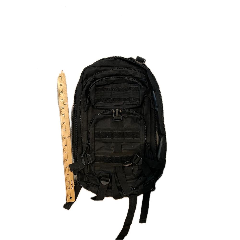 EVATAC Black Tactical Backpack Small 21L